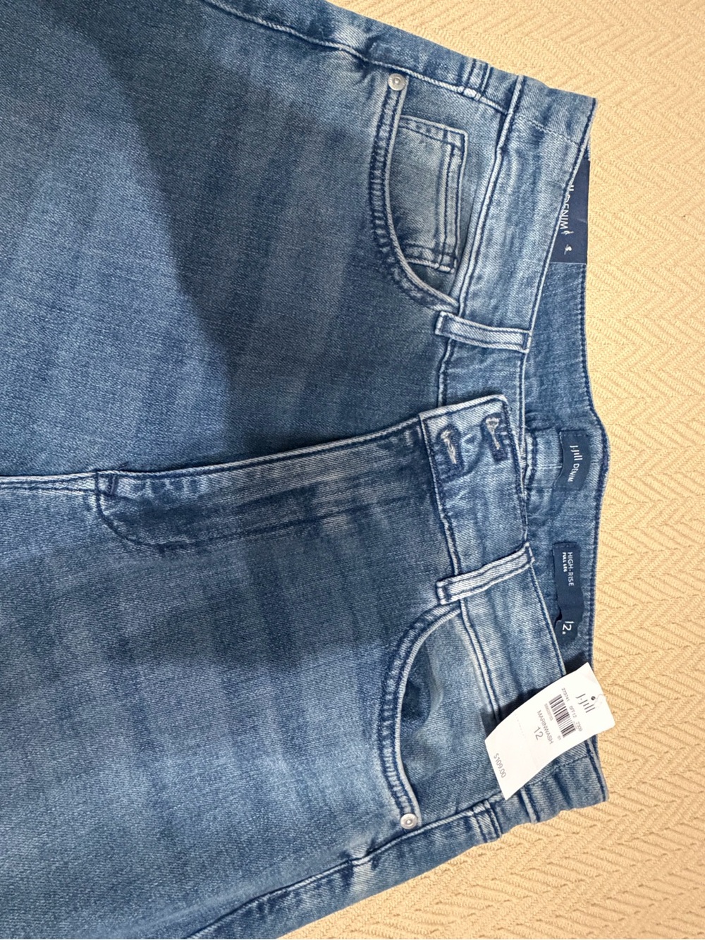 J. Jill Women's Medium Blue High-Rise Jeans